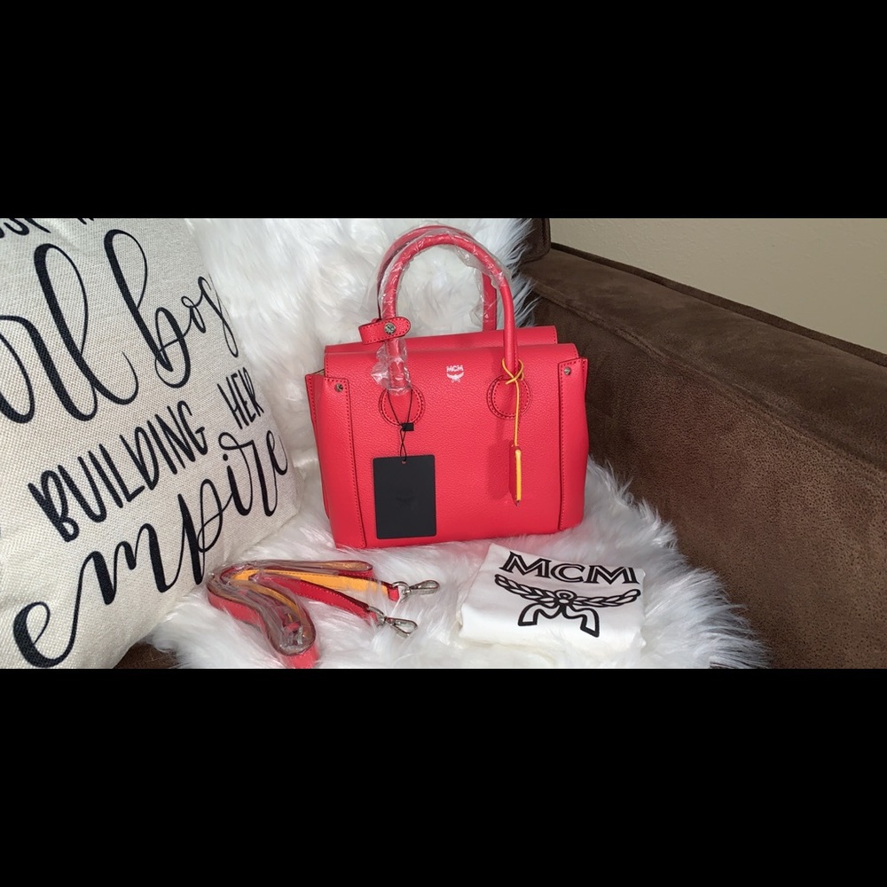 MCM RED PURSE
